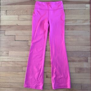 Athleta Girl’s Pink Chit Chat Flare Legging Size XL